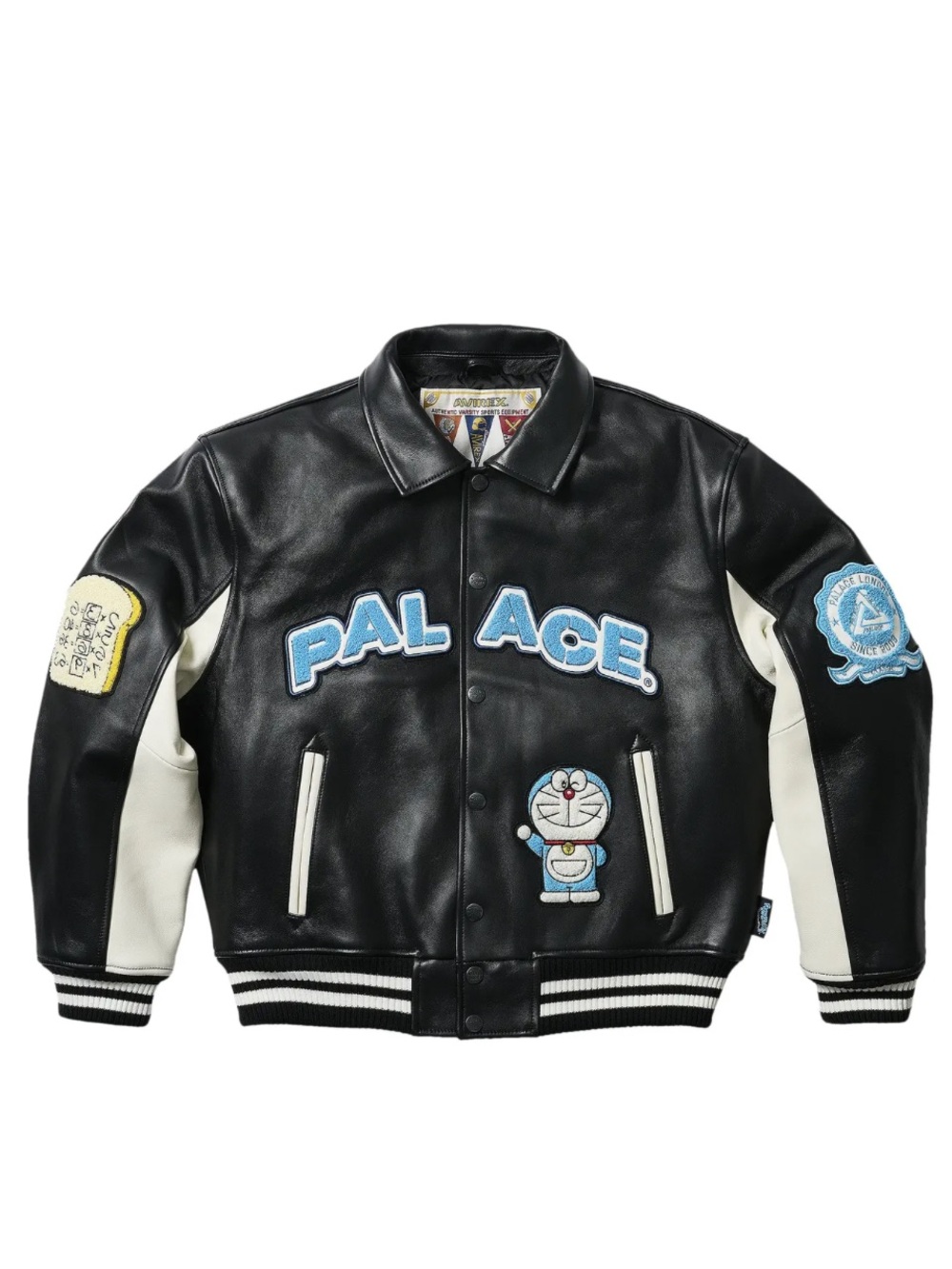 NWOT Avirex x Palace x Doraemon Leather Jacket